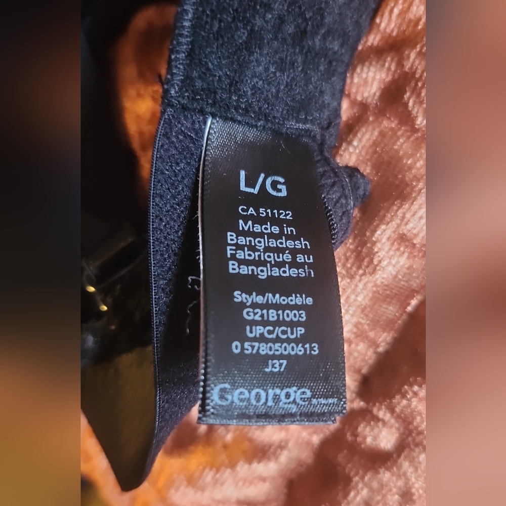 🌠3/$28🌌 ✨️George Black Lace Brawlette✨️ - Picture 2 of 2